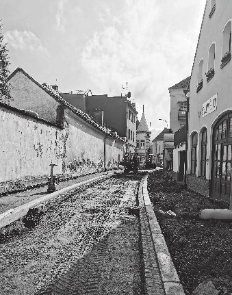 Oprava ulice v Sušici